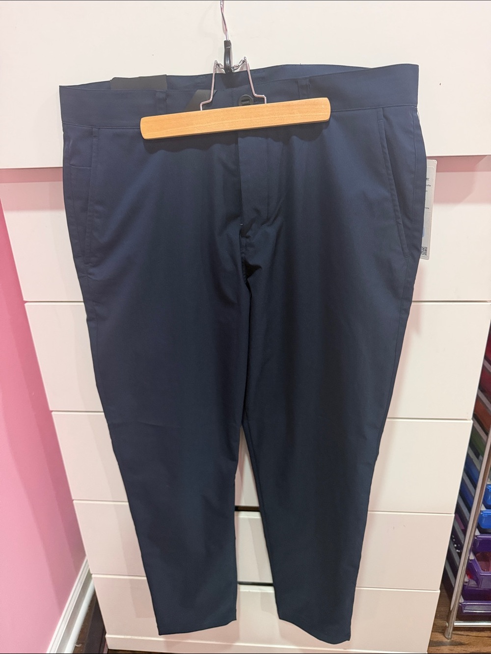 Lululemon Men’s Slim Tapered Trouser Pants Navy Size 36